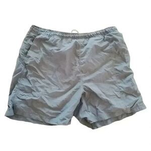 White Sierra Men's Dusty Blue Lined Swim Trunks